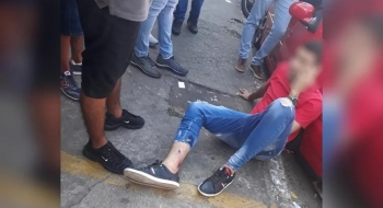 Operação na 44 termina em confusão e um homem baleado